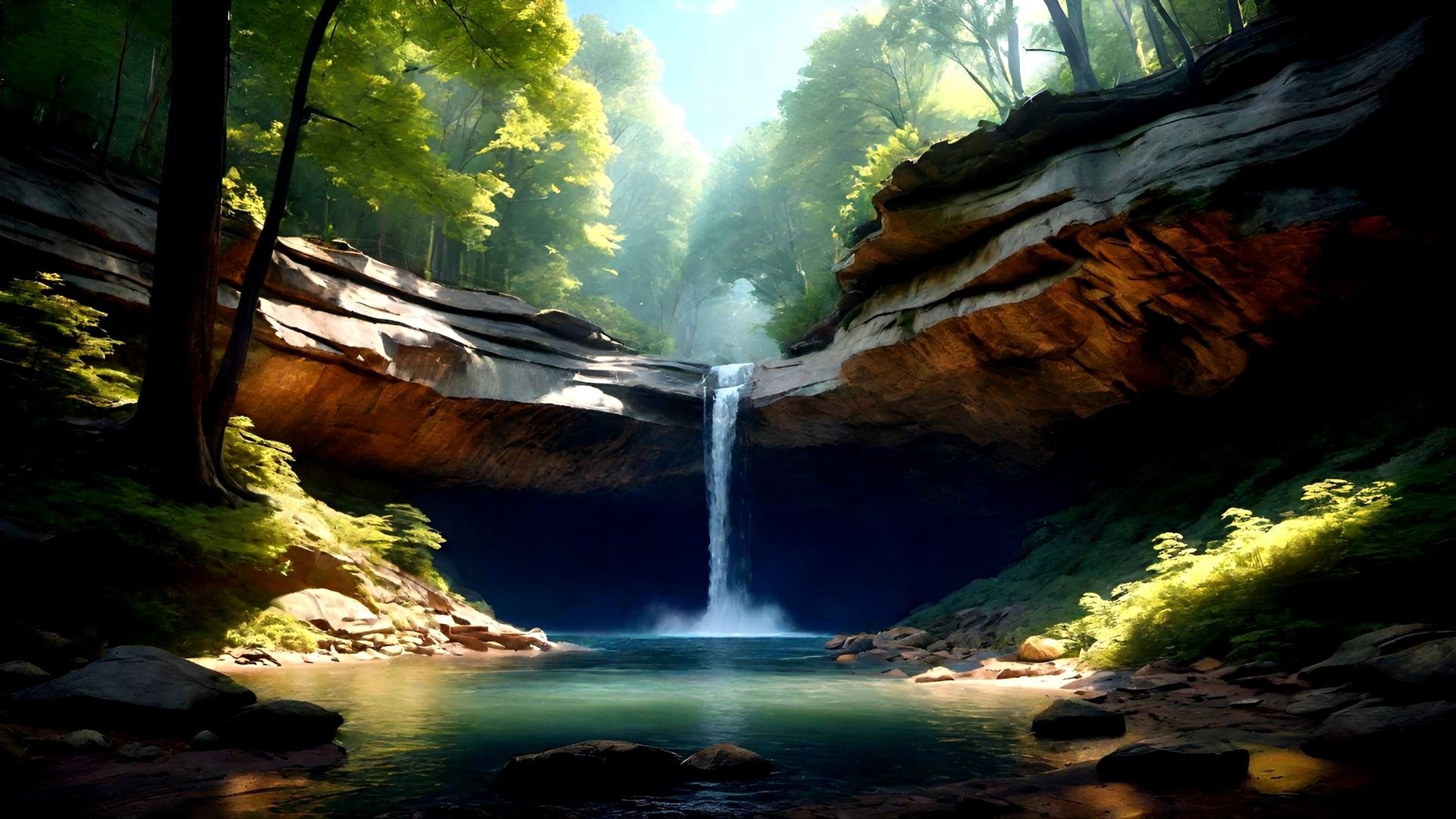 Woodlands — original artwork by Steve Doris